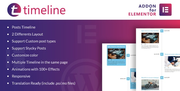 Timeline for Elementor v1.0.5
