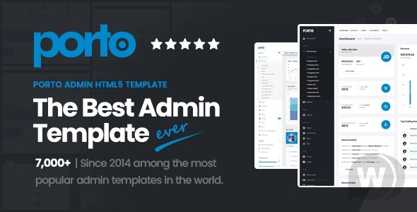 Porto Admin v4.2.0 – 响应式 HTML5 管理面板模板