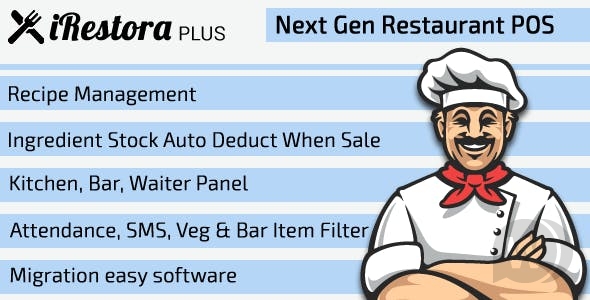 iRestora PLUS v7.5 – 餐厅的销售点 (POS)插图