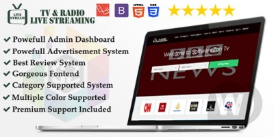 RUS Live TV Channel Broadcasting – ENG 直播电视频道广播PHP源码插图