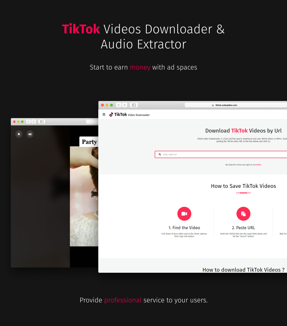 TikTok Video Downloader v3.0.5 – 无水印和音乐提取器插图(1)