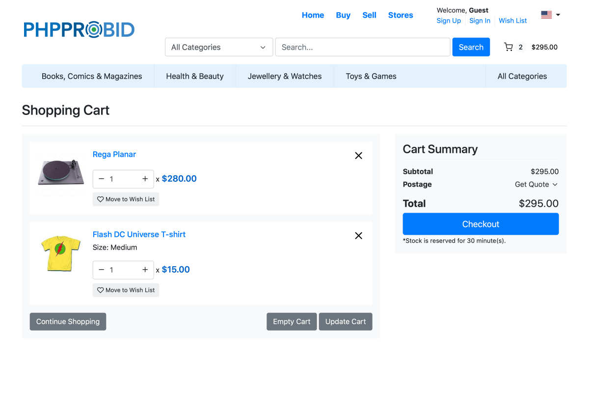 PhpProBid v8.3 – 在线拍卖源码插图(1)
