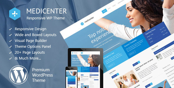 MediCenter v13.8 – WordPress响应式医疗主题插图