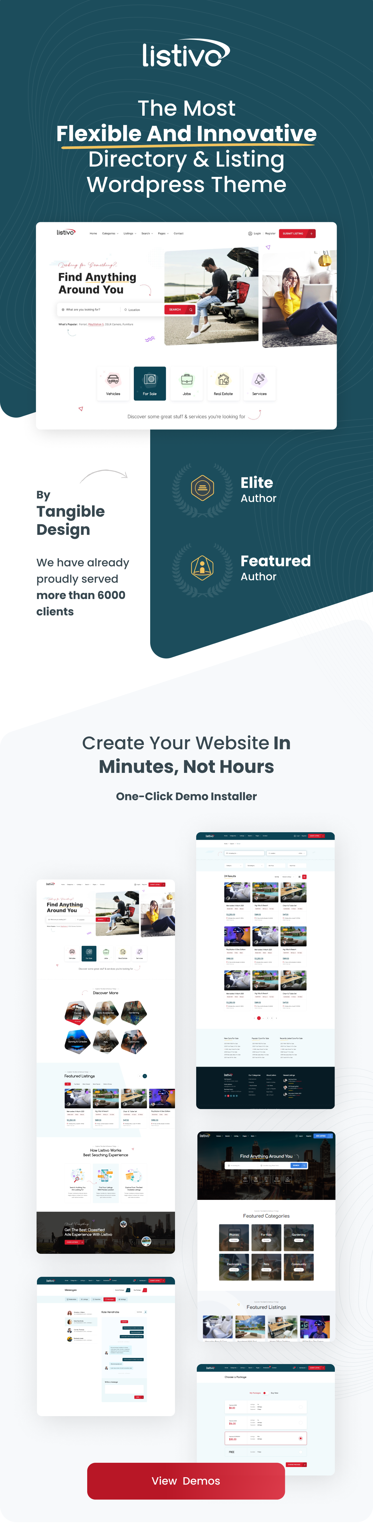 Listivo v2.3.71 – WordPress 主题公告板和目录插图(1)