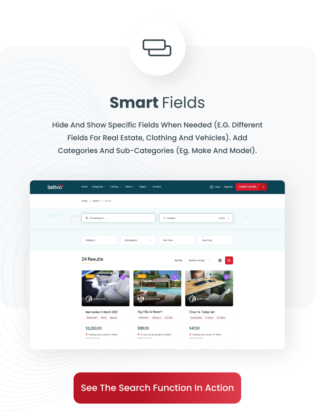 Listivo v2.3.71 – WordPress 主题公告板和目录插图(8)