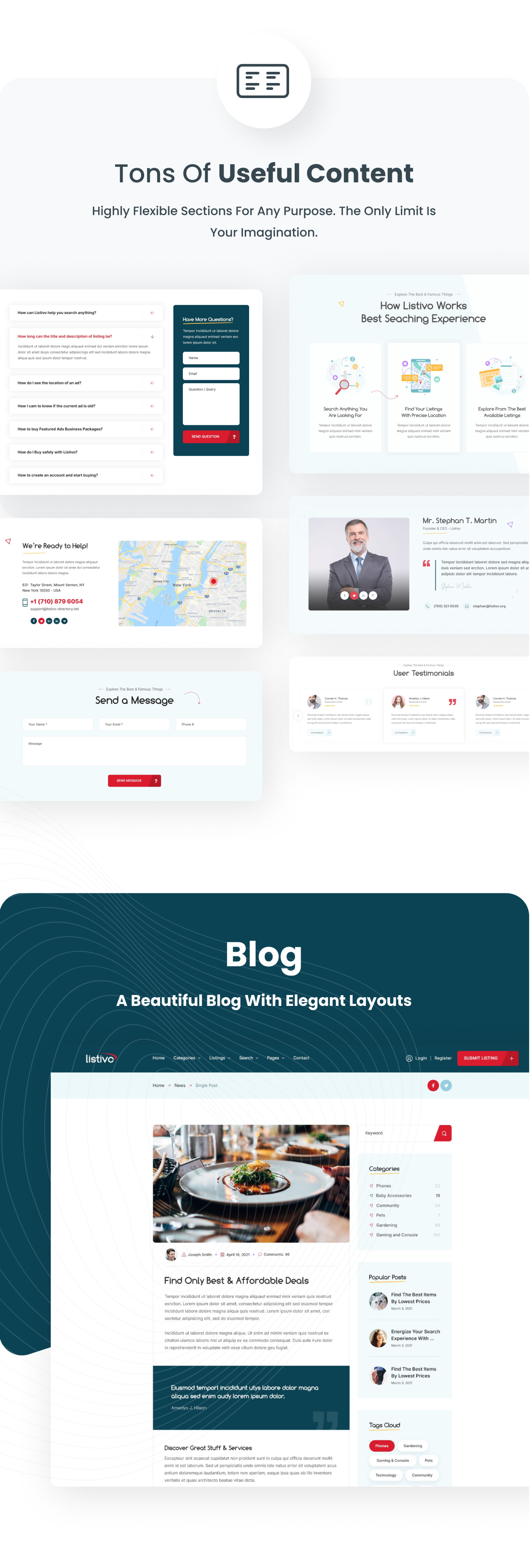 Listivo v2.3.71 – WordPress 主题公告板和目录插图(12)