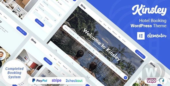 Kinsley v3.3.2 – WordPress酒店主题插图