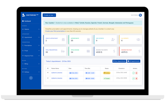 Doctorino v5.2.0 – 内科病房管理系统插图(2)