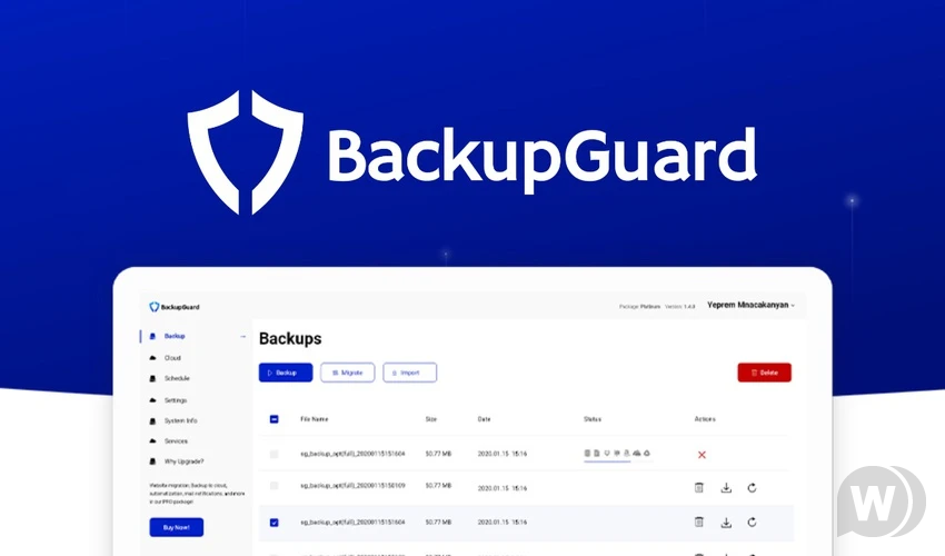 BackupGuard Pro v1.6.8.4（已汉化） – WordPress一键备份迁移插件插图