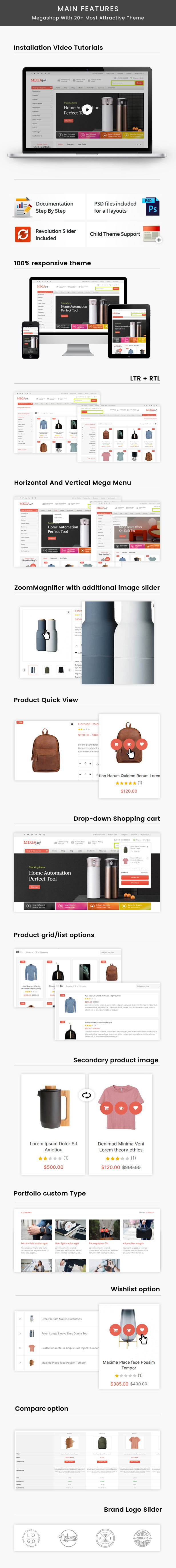 Mega Shop v2.0 – wordpress 电子商务主题插图(2)
