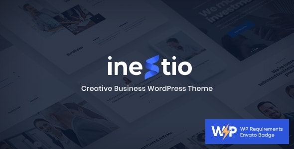 Inestio v2.0.0 – 商业和创意 WordPress 主题插图