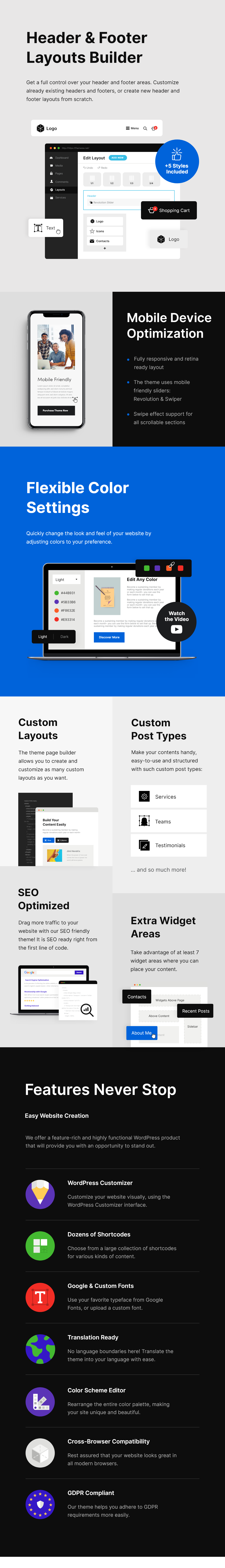 Inestio v2.0.0 – 商业和创意 WordPress 主题插图(5)