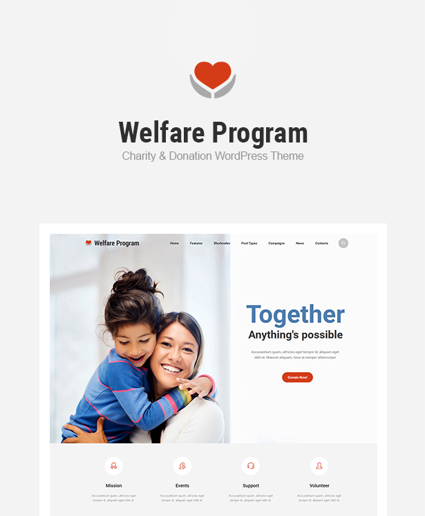 Welfare NGO v1.2.4 – 非营利组织慈善主题插图(1)