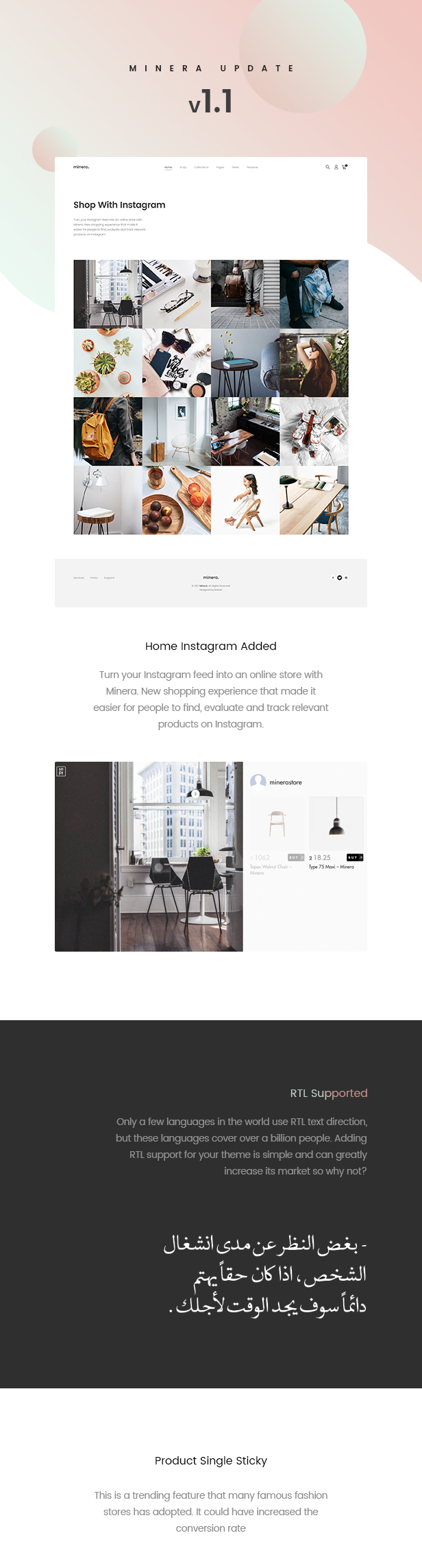 Minera v2.9.5 – 极简 WooCommerce WordPress 主题插图(1)