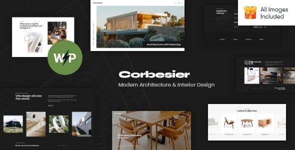 Corbesier v1.15 – 现代建筑和室内设计 WordPress 主题插图