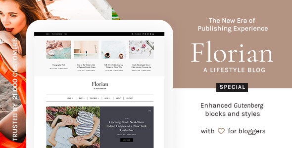 Florian v1.5 – 响应式个人 WordPress 博客主题插图