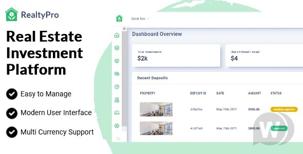 Realty Pro v1.0 – 房地产投资平台插图