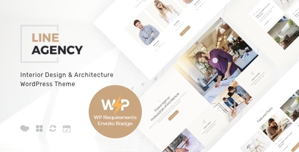 Line Agency v1.2.2 – 室内设计和建筑主题插图