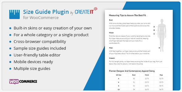 WooCommerce Product Size Guide v4.3 – WooCommerce 产品尺寸指南插件插图