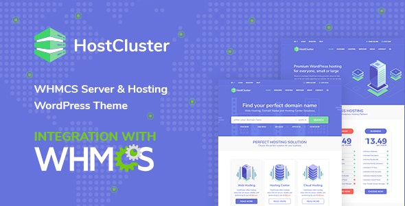 HostCluster v2.4 – WHMCS 服务器和托管 WordPress 主题 + RTL插图