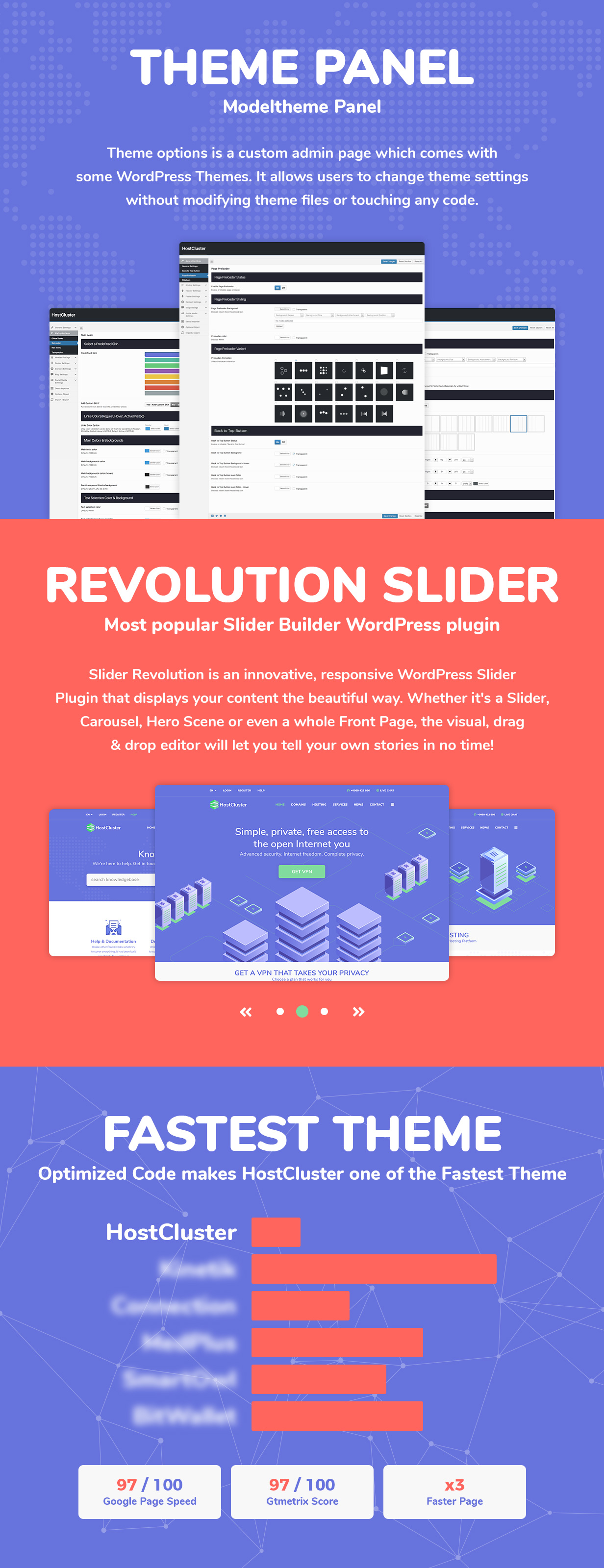 HostCluster v2.4 – WHMCS 服务器和托管 WordPress 主题 + RTL插图(3)