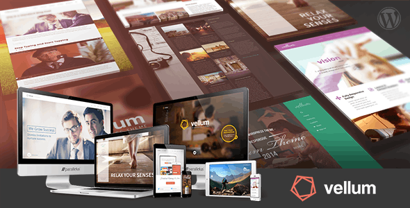 Vellum v1.7.55 – 响应式 WordPress 主题插图
