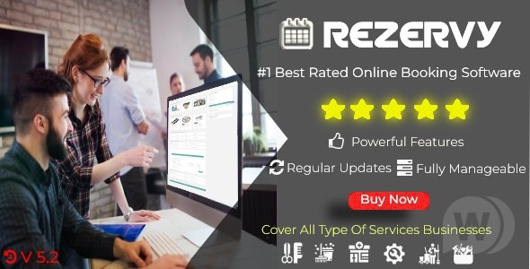 Rezervy v5.2 – 清洁、女佣、管道工、维护、维修、沙龙服务的在线预订系统插图