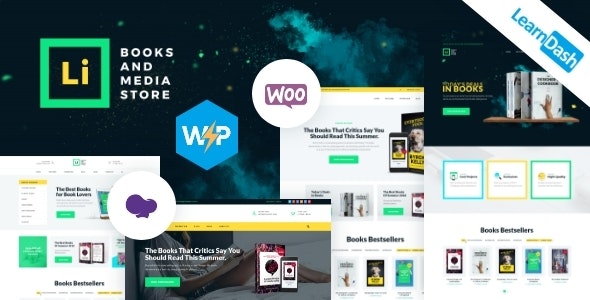 Lorem Ipsum v1.2.5 –  WordPress书籍和媒体商店主题插图