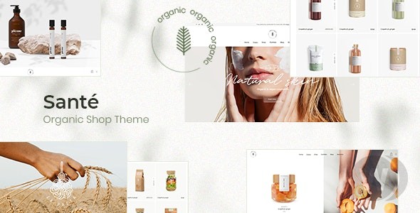 Sante v1.3.1 – 有机商店主题插图
