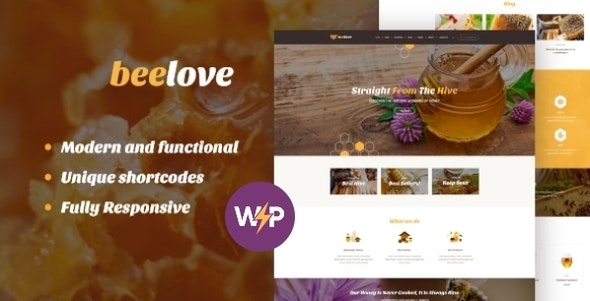 Beelove v1.2.6 – 蜂蜜生产和糖果在线商店WordPress主题插图