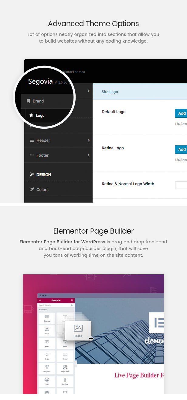 Segovia v1.5.4 一个最小的投资组合和博客 WordPress 主题插图(2)