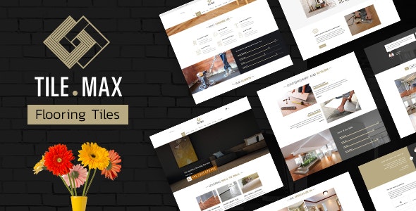 Tilemax v2.9 – 地板、瓷砖和铺路 WP 主题插图