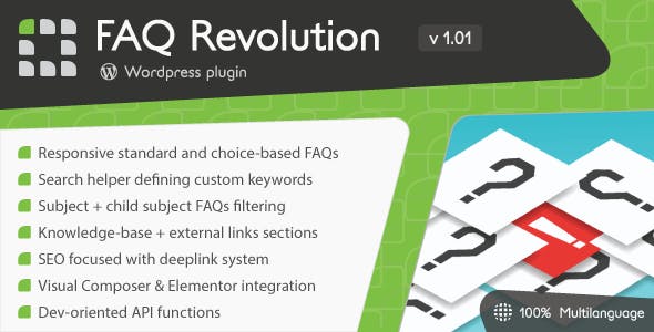 FAQ Revolution v2.0.1(已汉化) – WordPress常见问题解答插件