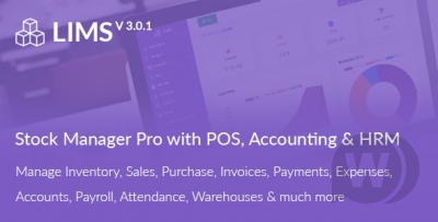 SalePro v5.4.1（已汉化） – 带有 POS、HRM、会计的库存管理系统