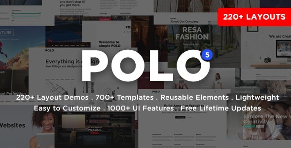 Polo v6.1.1 – 响应式多用途 HTML5 模板插图