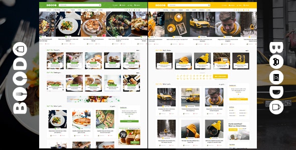 Boodo WP v3.0 – 食品和杂志店 WordPress 主题插图