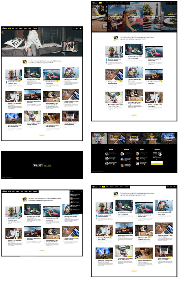 Alinan WP v2.8 – WordPress 个人Vlog博客主题插图(1)