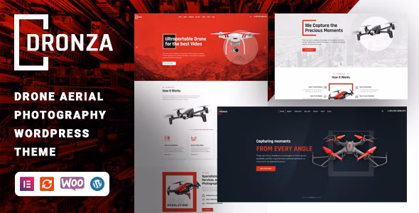 Dronza v1.4 –  WordPress 无人机航拍主题插图