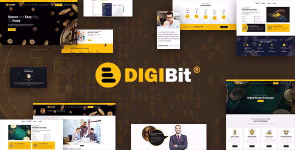 DigiBit v2.1 –  WordPress 加密货币挖掘主题插图