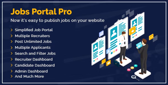 Jobs Portal Pro v2.6 – WordPress 插件插图