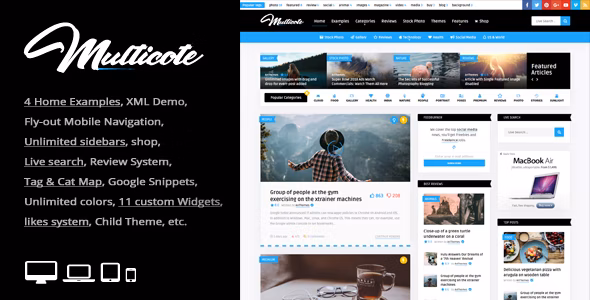 Multicote v3.0 – 杂志和 WooCommerce WordPress 主题插图