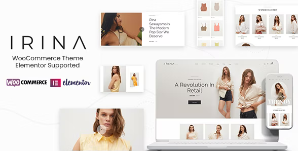IRINA v2.0.3 – Elementor WooCommerce 主题插图