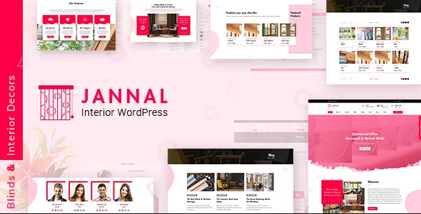 Jannal v2.5 – Windows 窗帘和门服务 WordPress 主题插图