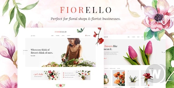 Fiorello v1.5 –  WordPress花店主题插图
