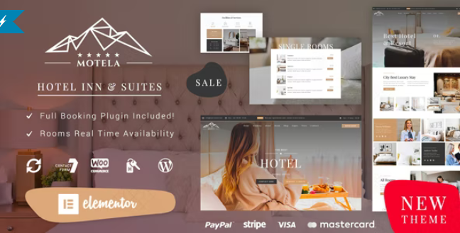 Motela v1.1 – WordPress 酒店客栈主题插图