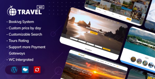 Travel WP v1.7.1 – WordPress 旅游和旅行主题插图