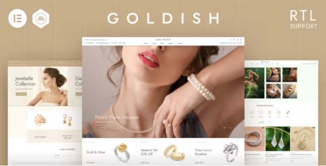 Goldish v3.10 –  WooCommerce 珠宝店主题插图