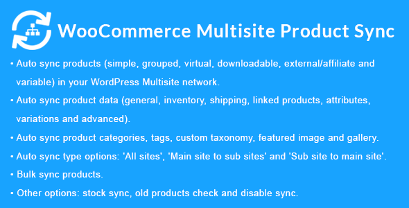 WooCommerce Multisite Product Sync v2.1.1 – WooCommerce 多站点产品同步插件插图