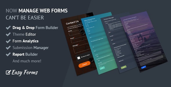 Easy Forms v2.2（已汉化95%） – 高级表单生成器和管理器插图
