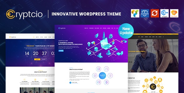 Cryptcio  v1.6.7 – WordPress 创新主题插图